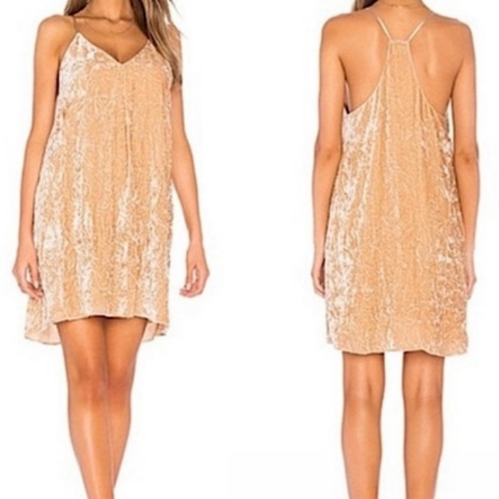 $295 Alice + Olivia Fierra Women's Size Small Natural Silk-Blend Dress New Tags
